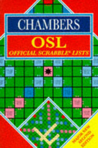 Cover of Chambers Official Scrabble Lists