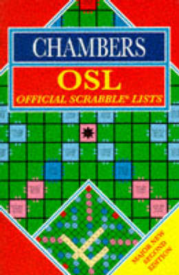 Book cover for Chambers Official Scrabble Lists