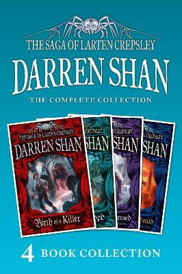 Cover of The Saga of Larten Crepsley 1-4 (Birth of a Killer; Ocean of Blood; Palace of the Damned; Brothers to the Death)