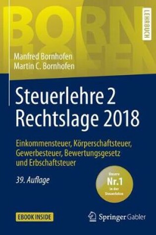 Cover of Steuerlehre 2 Rechtslage 2018