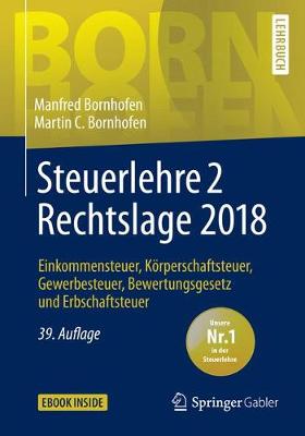 Book cover for Steuerlehre 2 Rechtslage 2018