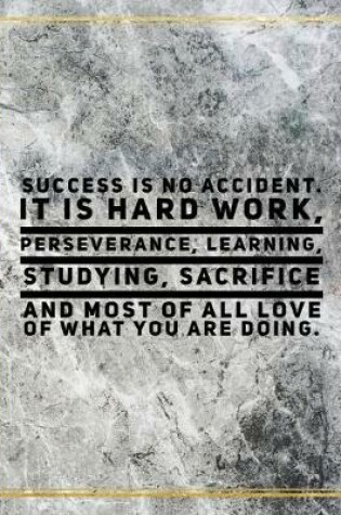 Cover of Success is no accident. It is hard work, perseverance, learning, studying, sacrifice and most of all love of what you are doing.