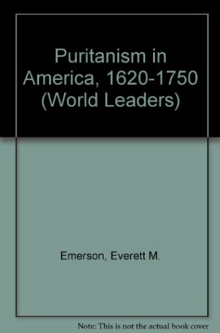 Cover of Puritanism in America, 1620-1750