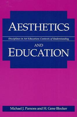 Book cover for Aesthetics and Education