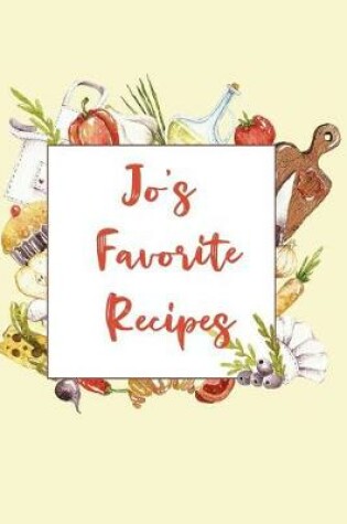 Cover of Jo's Favorite Recipes