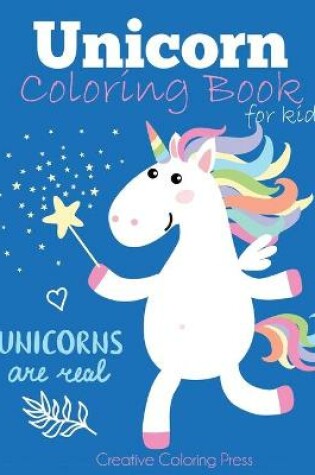 Cover of Unicorn Coloring Book for Kids