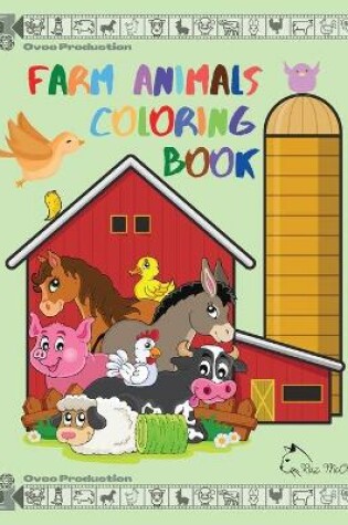 Cover of Farm Animals Coloring Book