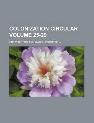 Book cover for Colonization Circular Volume 25-29