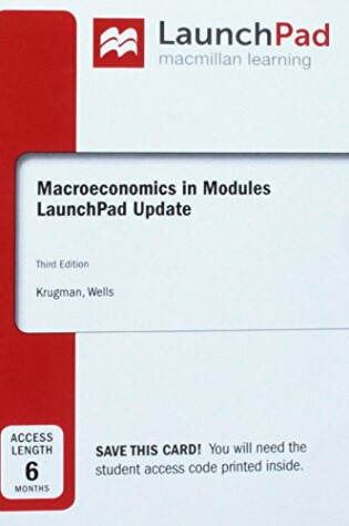Cover of Launchpad for Krugman's Macroeconomics in Modules - Update (1-Term Access)