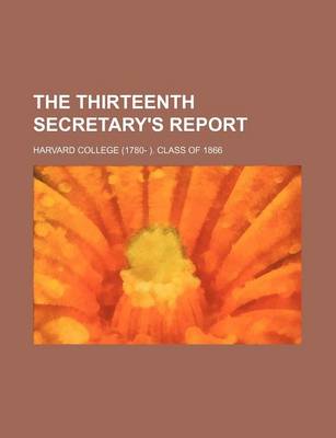 Book cover for The Thirteenth Secretary's Report