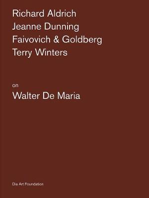 Book cover for Artists on Walter De Maria