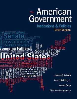 Book cover for Mindtap Political Science, 1 Term (6 Months) Printed Access Card for Wilson/Dilulio/Bose/Levendusky's American Government: Institutions and Policies, Brief Version, 13th Edition