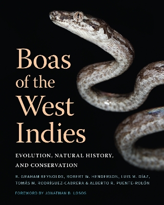 Book cover for Boas of the West Indies