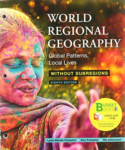 Book cover for Loose-Leaf Version for World Regional Geography Without Subregions & Saplingplus for World Regional Geography (Single-Term Access)