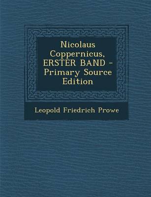 Book cover for Nicolaus Coppernicus, Erster Band - Primary Source Edition