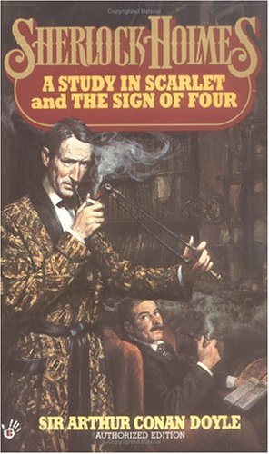 Book cover for A Study in Scarlet and the Sign of Four