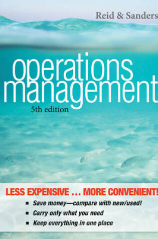 Cover of Operations Management, 5e Binder Ready Version + Wileyplus Registration Card