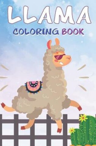 Cover of Llama Coloring Book