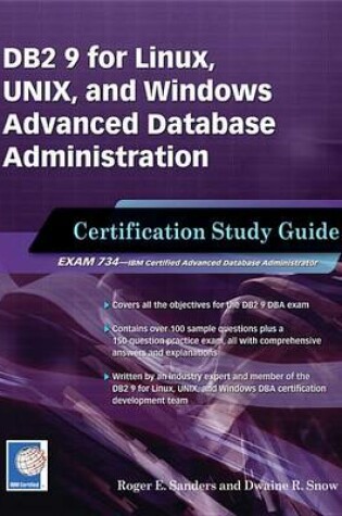 Cover of DB2 9 for Linux, UNIX, and Windows Advanced Database Administration Certification