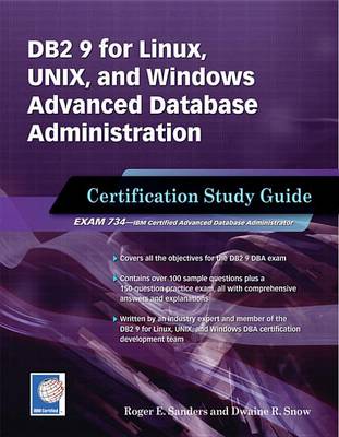 Book cover for DB2 9 for Linux, UNIX, and Windows Advanced Database Administration Certification