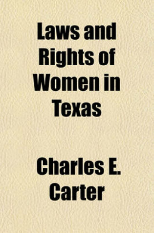 Cover of Laws and Rights of Women in Texas