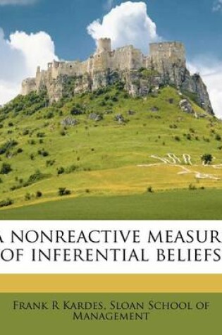 Cover of A Nonreactive Measure of Inferential Beliefs