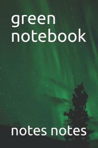 Cover of green notebook