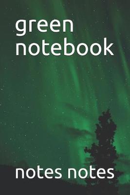 Book cover for green notebook