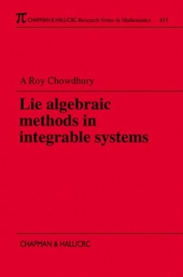 Book cover for Lie Algebraic Methods in Integrable Systems