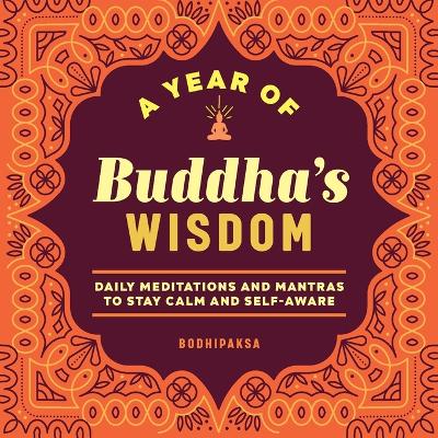 Book cover for A Year of Buddha's Wisdom