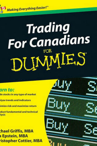 Cover of Trading for Canadians for Dummies