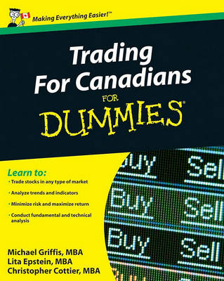 Book cover for Trading for Canadians for Dummies
