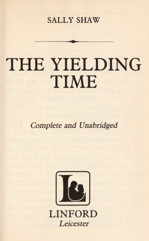 Book cover for The Yielding Time