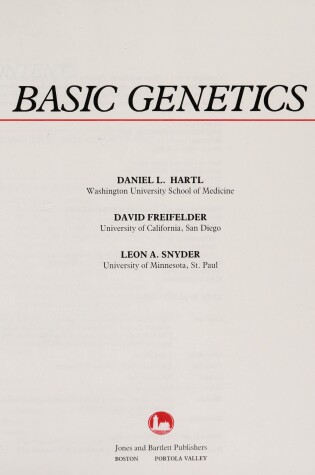 Cover of Basic Genetics