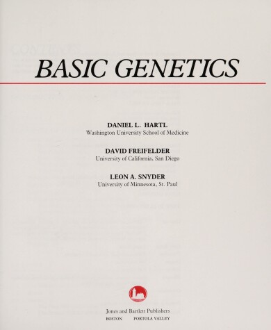 Book cover for Basic Genetics