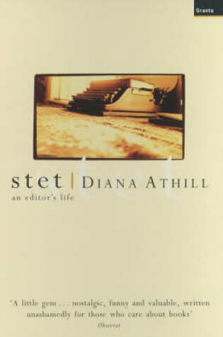 Cover of Stet: an Editor's Life