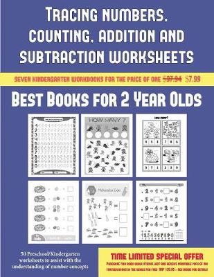 Book cover for Best Books for 2 Year Olds (Tracing numbers, counting, addition and subtraction)