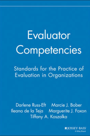 Cover of Evaluator Competencies