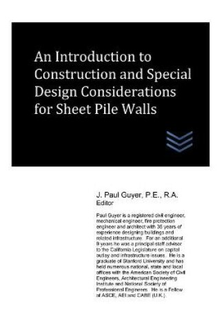 Cover of An Introduction to Construction and Special Design Considerations for Sheet Pile Walls