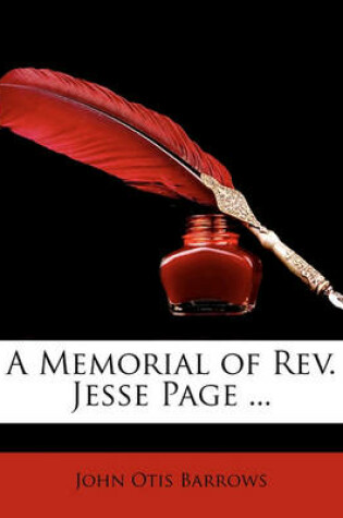 Cover of A Memorial of REV. Jesse Page ...