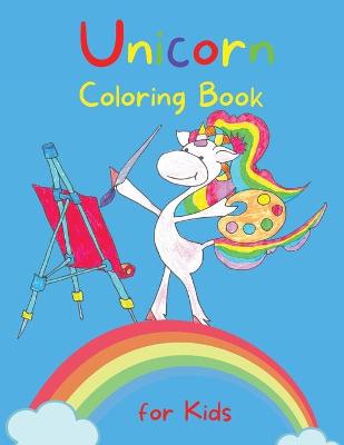 Book cover for Unicorn Coloring Book for Kids