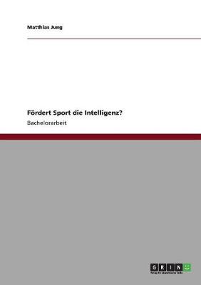 Book cover for Foerdert Sport die Intelligenz?