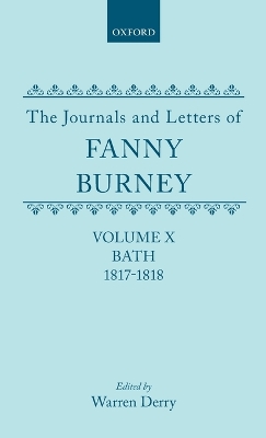 Cover of Volume X; Bath 1817-1818