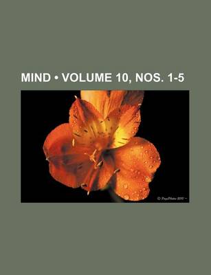 Book cover for Mind (Volume 10, Nos. 1-5)