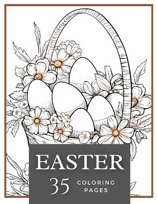 Book cover for Easter Coloring Book