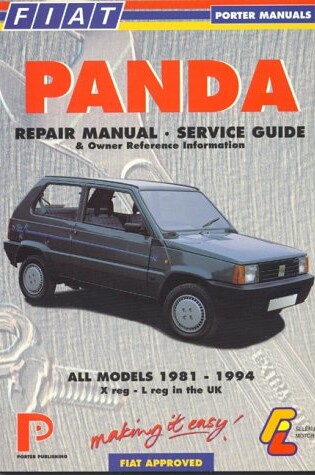 Cover of Fiat Panda Repair Manual, Service Guide and Owner Reference Information