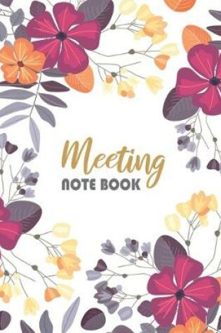 Cover of Meeting Note Book