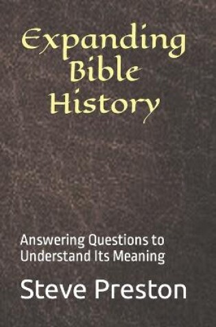 Cover of Expanding Bible History