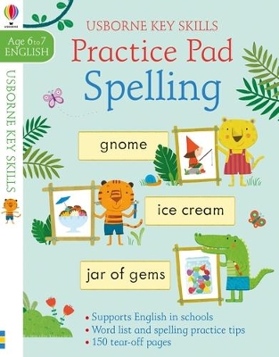 Book cover for Spelling Practice Pad 6-7