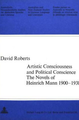 Cover of Artistic Consciousness and Political Conscience